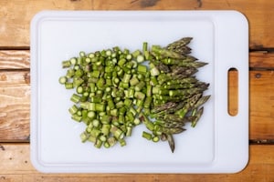 Preparazione Asparagi in padella light  - Fase 2