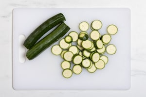 Preparazione Cous cous gamberetti e zucchine - Fase 1