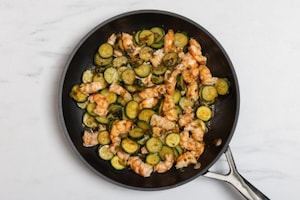 Preparazione Cous cous gamberetti e zucchine - Fase 4