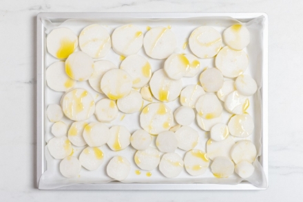 Preparazione Daikon al forno  - Fase 2 Preparazione Daikon al forno  - Fase 2