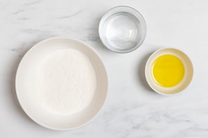 Preparazione Fiori di zucca in pastella al forno - Fase 1