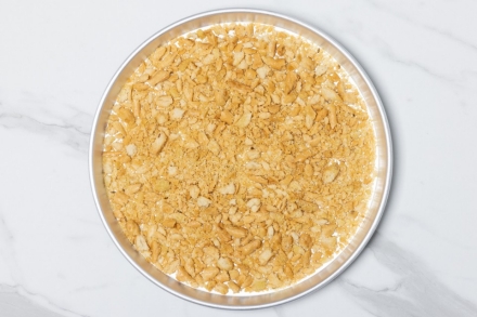 Preparazione Cheesecake nel bicchiere con squacquerone e peperoni arrostiti - Fase 3 Preparazione Cheesecake nel bicchiere con squacquerone e peperoni arrostiti - Fase 3