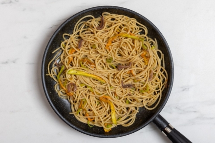 Preparazione Pasta fiori di zucca e alici - Fase 3 Preparazione Pasta fiori di zucca e alici - Fase 3