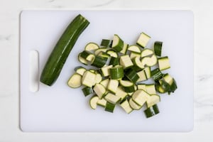 Preparazione Riso zucchine e tonno - Fase 1