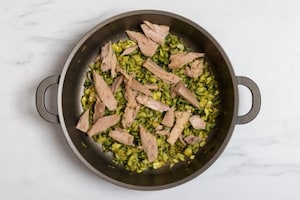 Preparazione Riso zucchine e tonno - Fase 3