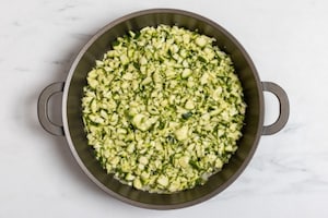 Preparazione Riso zucchine e tonno - Fase 2