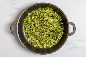 Preparazione Riso zucchine e tonno - Fase 2