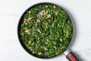 Preparazione Tarassaco e uova strapazzate - Fase 2