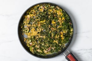 Preparazione Tarassaco e uova strapazzate - Fase 3