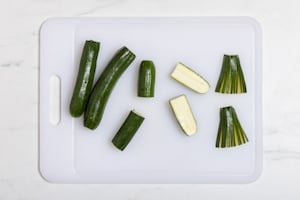 Preparazione Zucchine al forno light - Fase 1