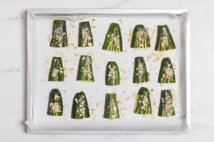 Preparazione Zucchine al forno light - Fase 3 Preparazione Zucchine al forno light - Fase 3