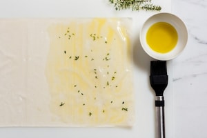 Preparazione Feta in pasta fillo - Fase 2