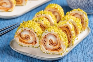 Preparazione Finto sushi di pancarré - Fase 5