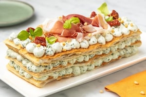 Preparazione Millefoglie salata - Fase 3