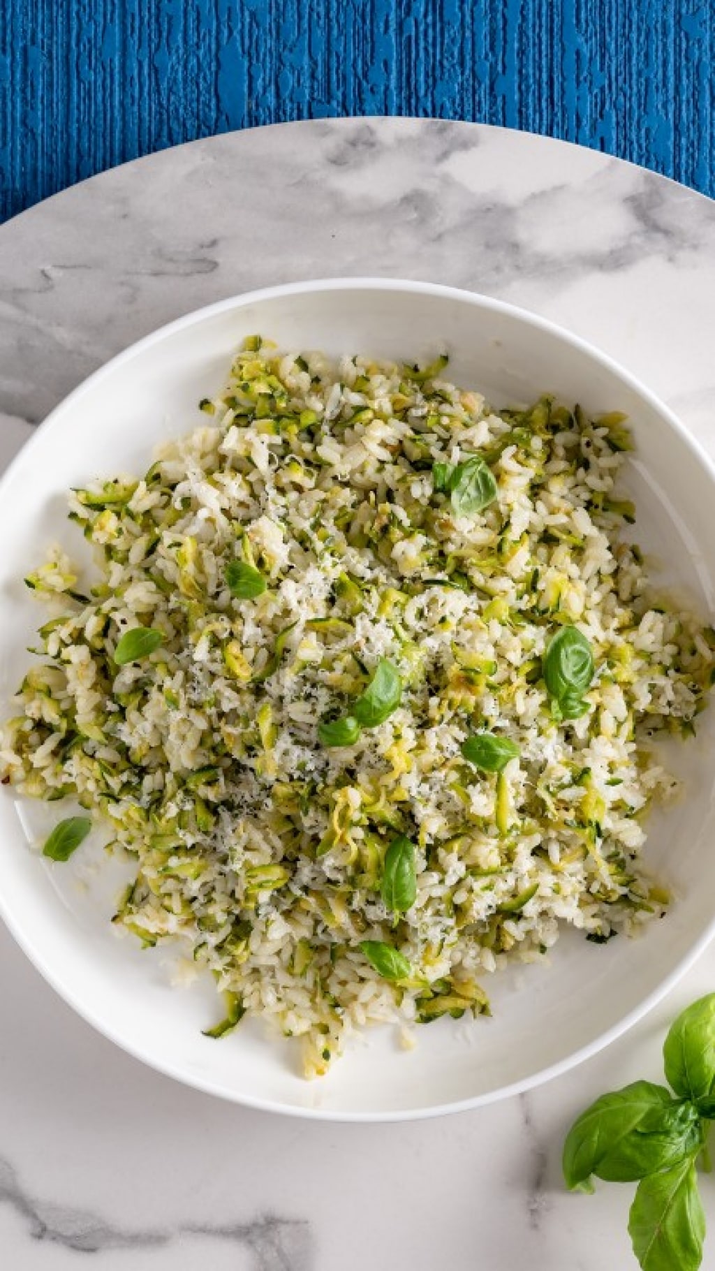 Riso freddo con zucchine