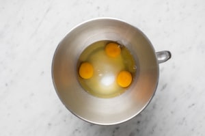 Preparazione Torta al cocco e limone - Fase 1