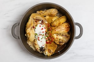 Preparazione Biryani di pollo - Fase 4