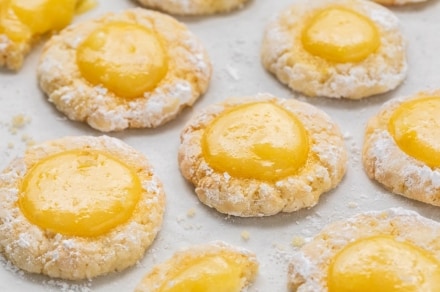 Biscotti al lemon curd