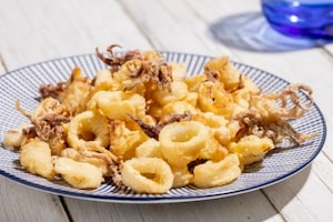 Preparazione Calamari in friggitrice ad aria - Fase 4