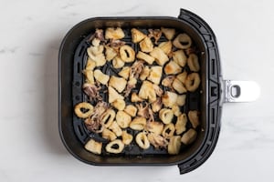 Preparazione Calamari in friggitrice ad aria - Fase 3