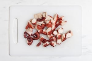 Preparazione Pasta con il polpo freddo - Fase 3