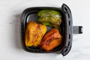 Preparazione Peperoni arrostiti in friggitrice ad aria - Fase 2