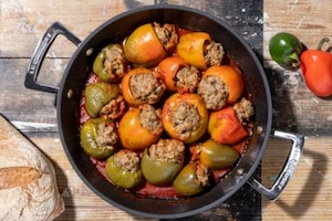 Preparazione Pipi ripieni di carne - Fase 4