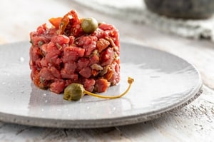 Preparazione Tartare di manzo mediterranea - Fase 2
