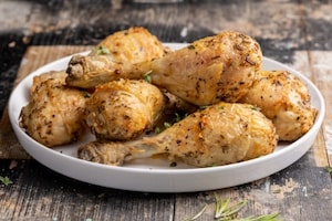 Preparazione Cosce di pollo in friggitrice ad aria - Fase 4