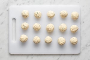 Preparazione Polpette di ricotta - Fase 2