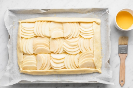 Preparazione Galette alle mele - Fase 5 Preparazione Galette alle mele - Fase 5