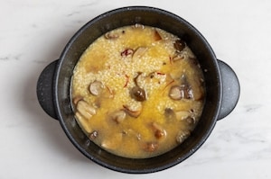 Preparazione Risotto ai funghi porcini e formaggio erborinato - Fase 3