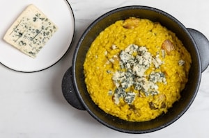 Preparazione Risotto ai funghi porcini e formaggio erborinato - Fase 3