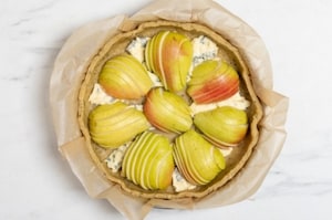 Preparazione Torta salata formaggio e pere - Fase 3