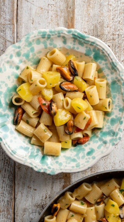 Pasta, patate e cozze