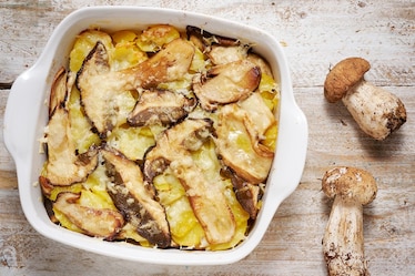 Sfoglia di patate e funghi