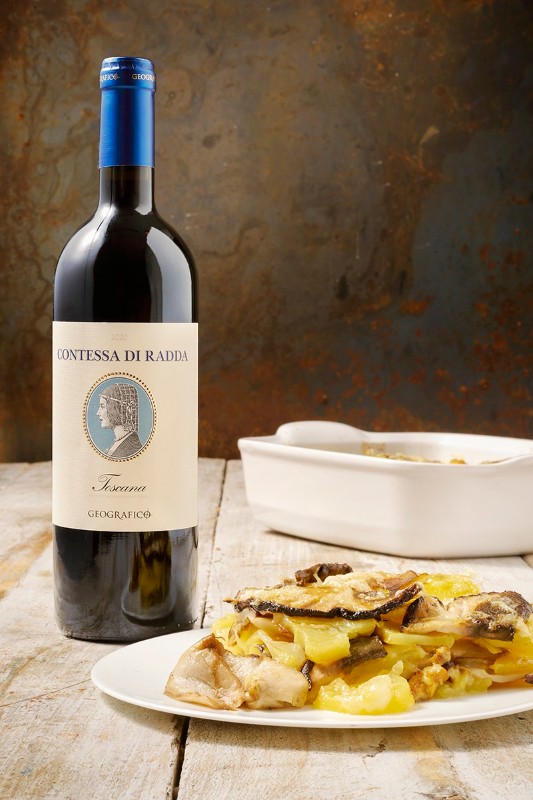 Sfoglia di patate e funghi Sfoglia di patate e funghi