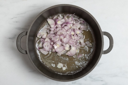 Preparazione Vellutata di funghi - Fase 2 Preparazione Vellutata di funghi - Fase 2