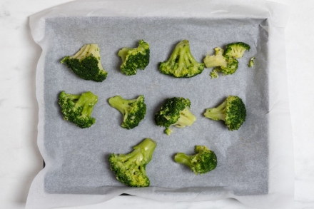Preparazione Smashed broccoli - Fase 1 Preparazione Smashed broccoli - Fase 1