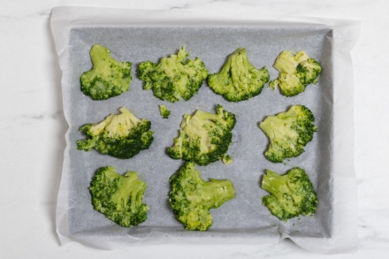 Preparazione Smashed broccoli - Fase 3 Preparazione Smashed broccoli - Fase 3