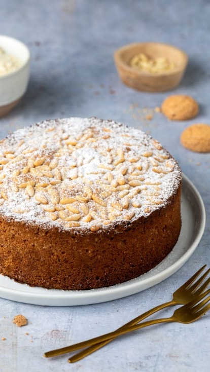 Torta con farina di mandorle