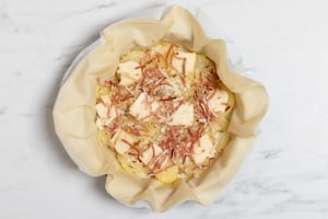 Preparazione Torta salata di pasta fillo - Fase 3