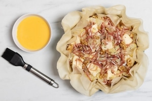 Preparazione Torta salata di pasta fillo - Fase 3