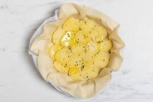 Preparazione Torta salata di pasta fillo - Fase 2