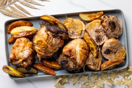 Preparazione Fusi di tacchino ripieni invernali - Fase 5 Preparazione Fusi di tacchino ripieni invernali - Fase 5