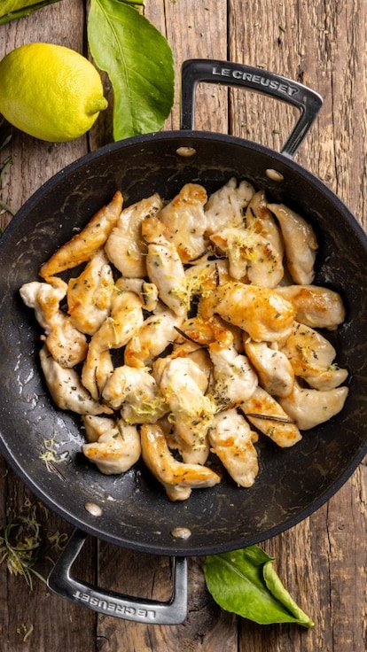 Straccetti di pollo al limone