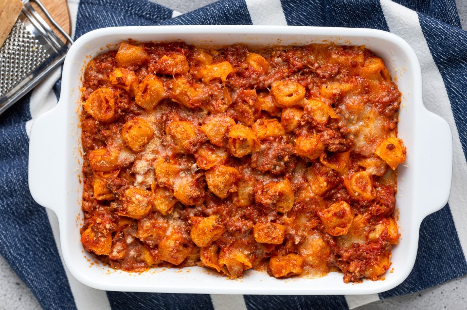 Tortellini al forno Tortellini al forno