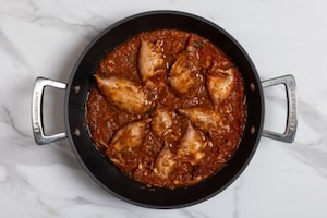 Preparazione Totani ripieni in padella - Fase 7