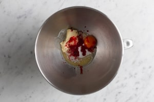 Preparazione Biscotti red velvet - Fase 1