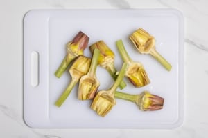 Preparazione Carciofi bolliti - Fase 1